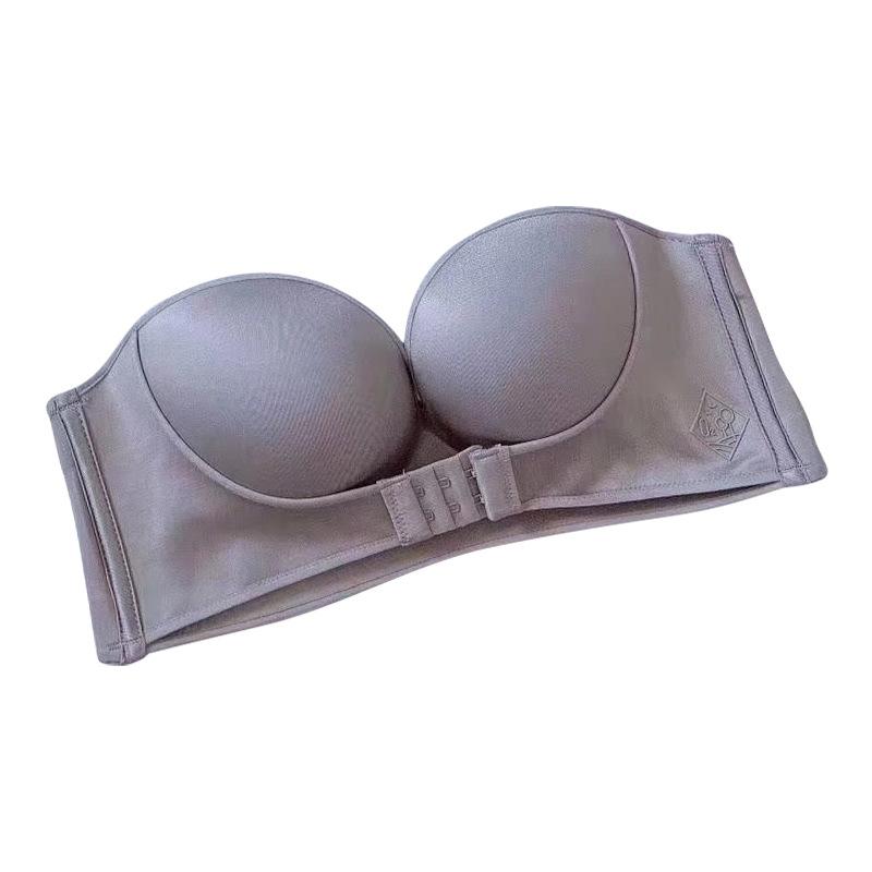 Strapless Front Buckle Lift Push-Up Bra