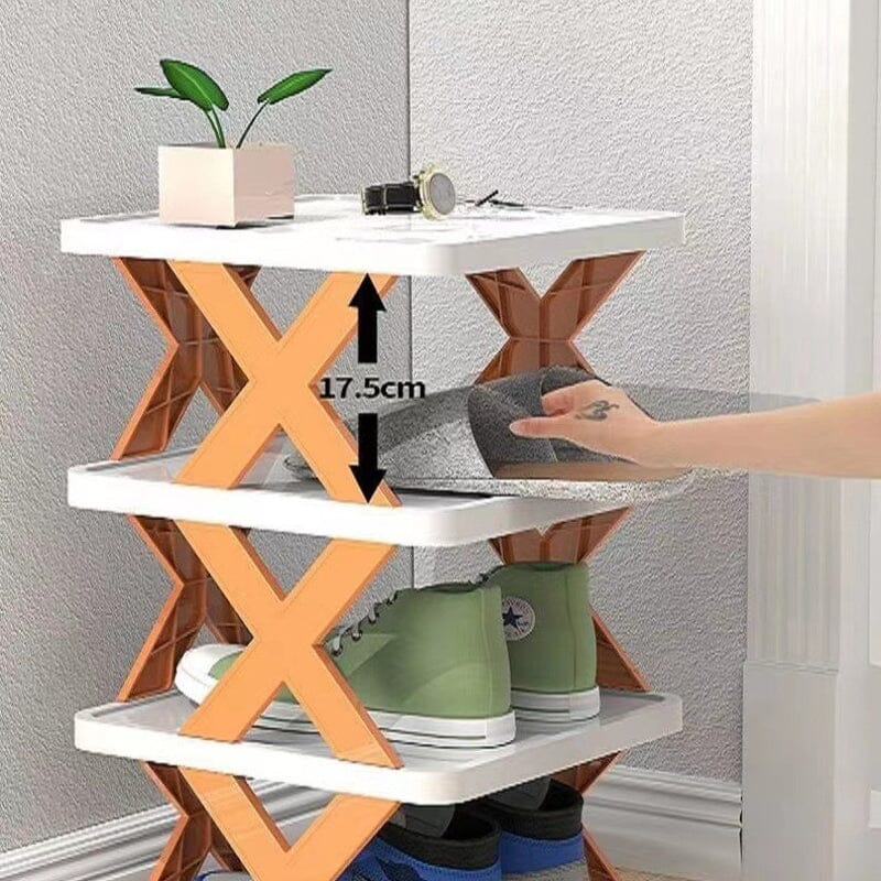 Foldable Multi-Layer Shoe Rack, Shoe Storage Shelf Organizer