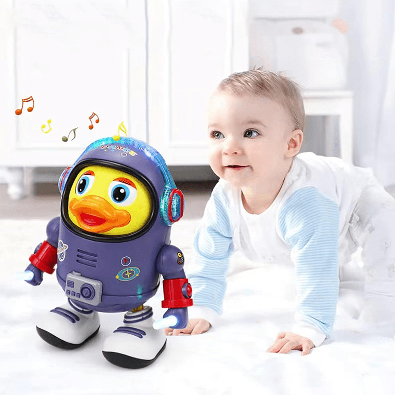 Electric Dancing Space Duck Musical Interactive Toy