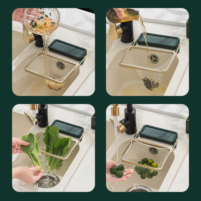 Kitchen Residue Filter Screen Holder Sink Corner Drain Strainer