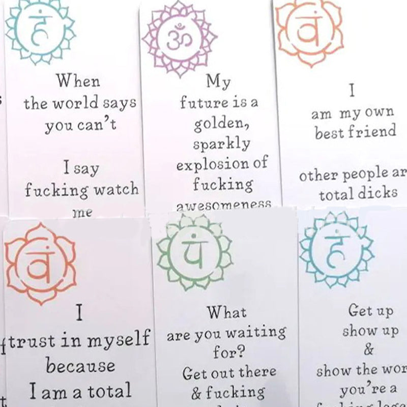 🎁Funny Affirmation Card Gift Made with Coated Paper (set of 16pcs)