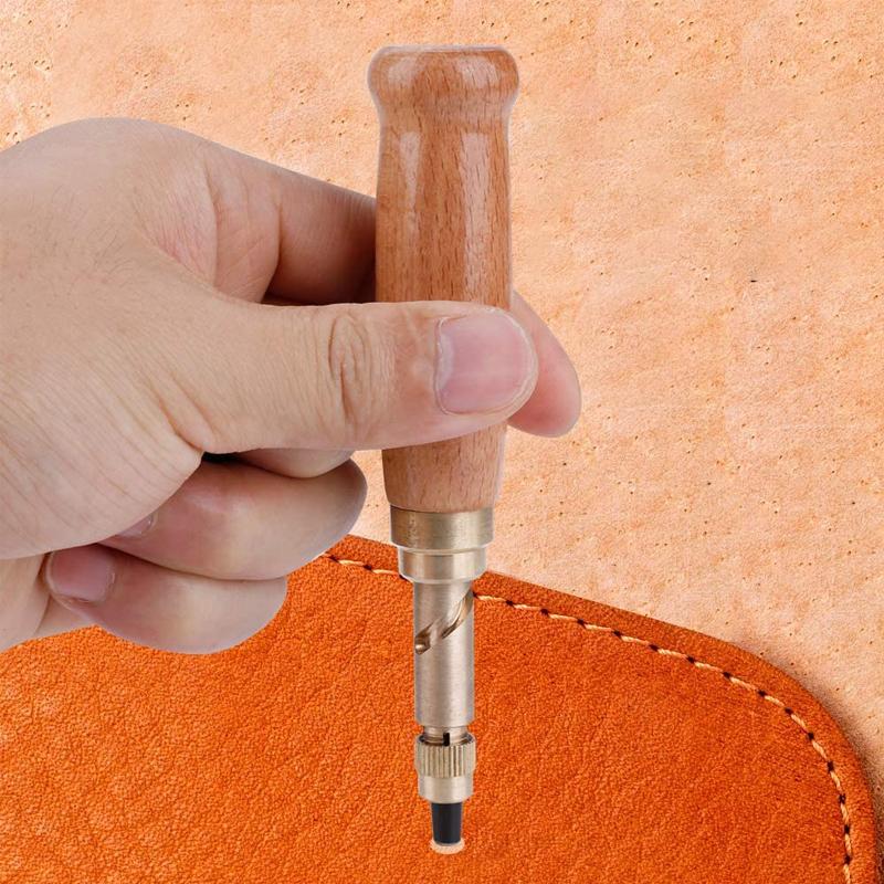DIY Leather Punch Rotary Punch Automatic Hole Puncher Craft Tool