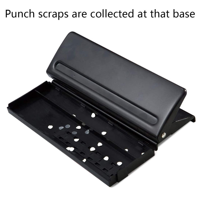 Adjustable 6-Hole Punch Paper Puncher