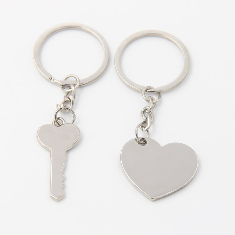 Couple Keychain Charms Love Key Ring