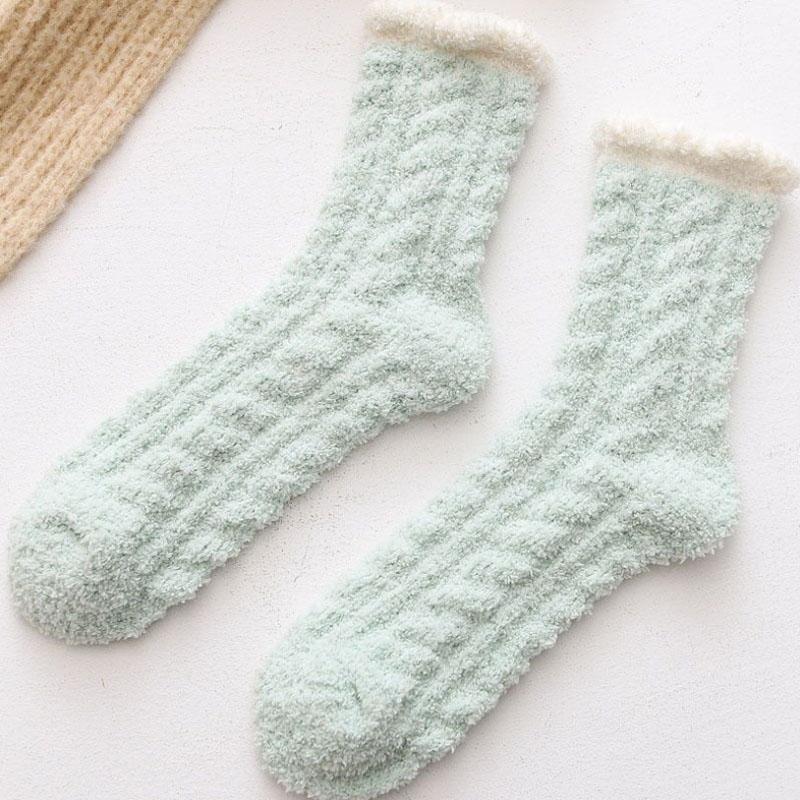 Winter Coral Velvet Thick Socks for Women