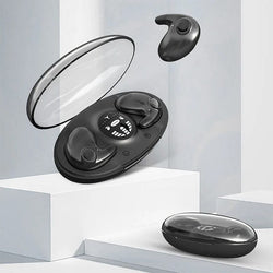 Invisible Sleep Wireless Earphone Waterproof, Double Noise-Cancelling