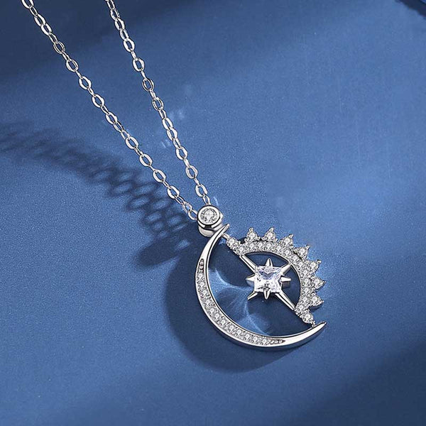 Badass Squad Have Each Other's Back Sun & Moon Necklace
