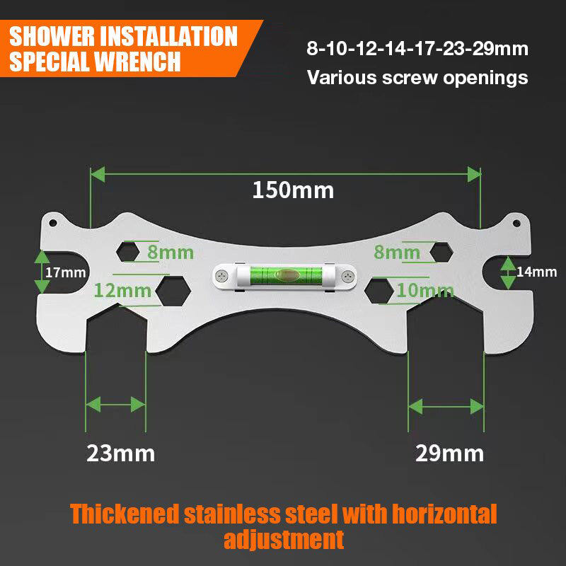 Special Self Levelling Curved Allen Key - Bathroom Repair Angle Wrench