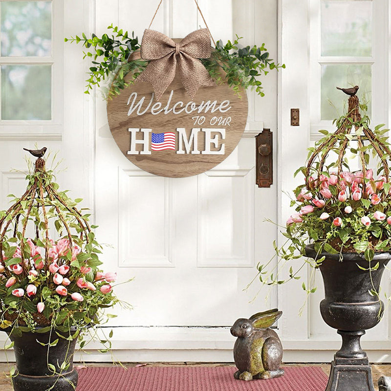 Door Sign of Welcome Home Decoration