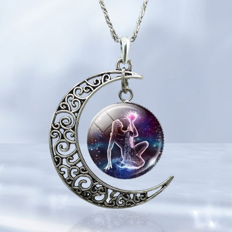 Zodiac Moon Necklace
