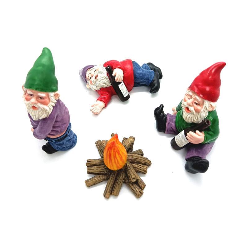 Perfect Fun Drunk Gnomes For Any Garden