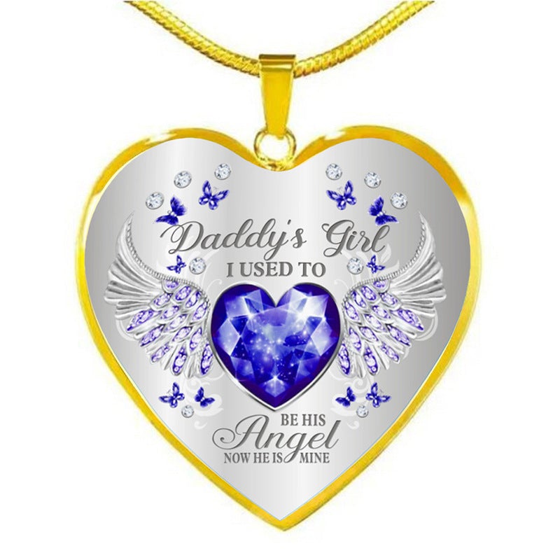 Warm Gift - Daddy's Girl Heart Necklace