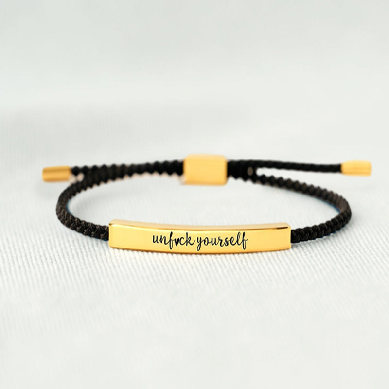 Unf♥ck Yourself Tube Bracelet with Gift Card