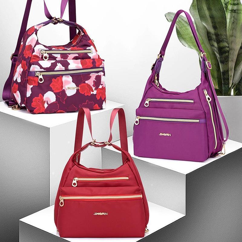 Tendaisy®Bag with Double Zippers, Handbag and Shoulder Bag