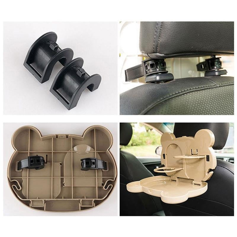 Auto Back Seat Foldable Food Tray Holder