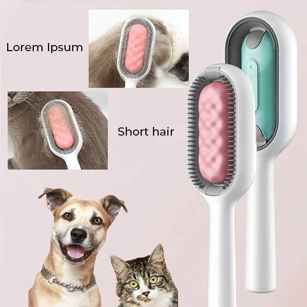 Multifunctional Pet Hair Removal Comb with Water Tank