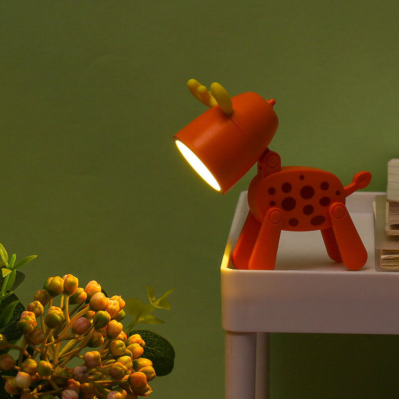 LED Cute Pet Night Light Decorative Ornament Gift Portable Mini Phone Holder Creative Led Desk Lamp