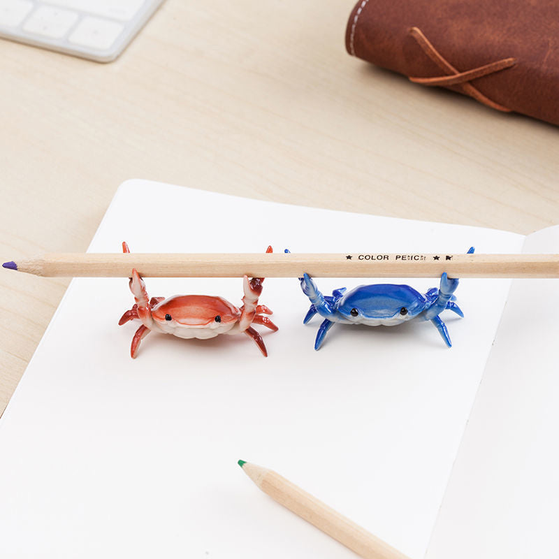 Weight Lifting Small Crab Pen & Glasses Holder