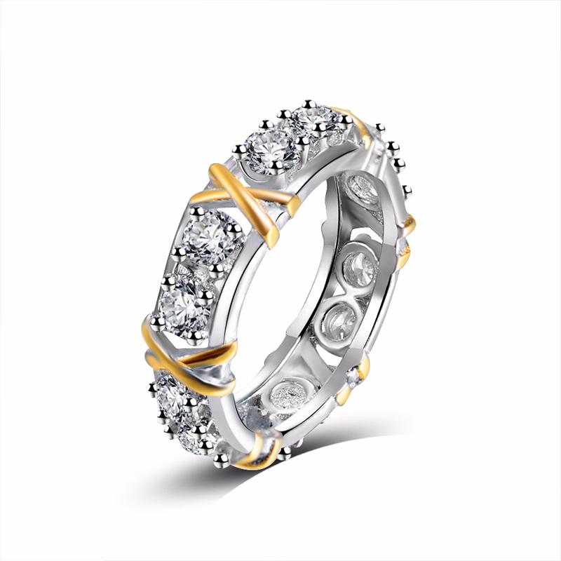Cross Full Moissanite Diamond Ring