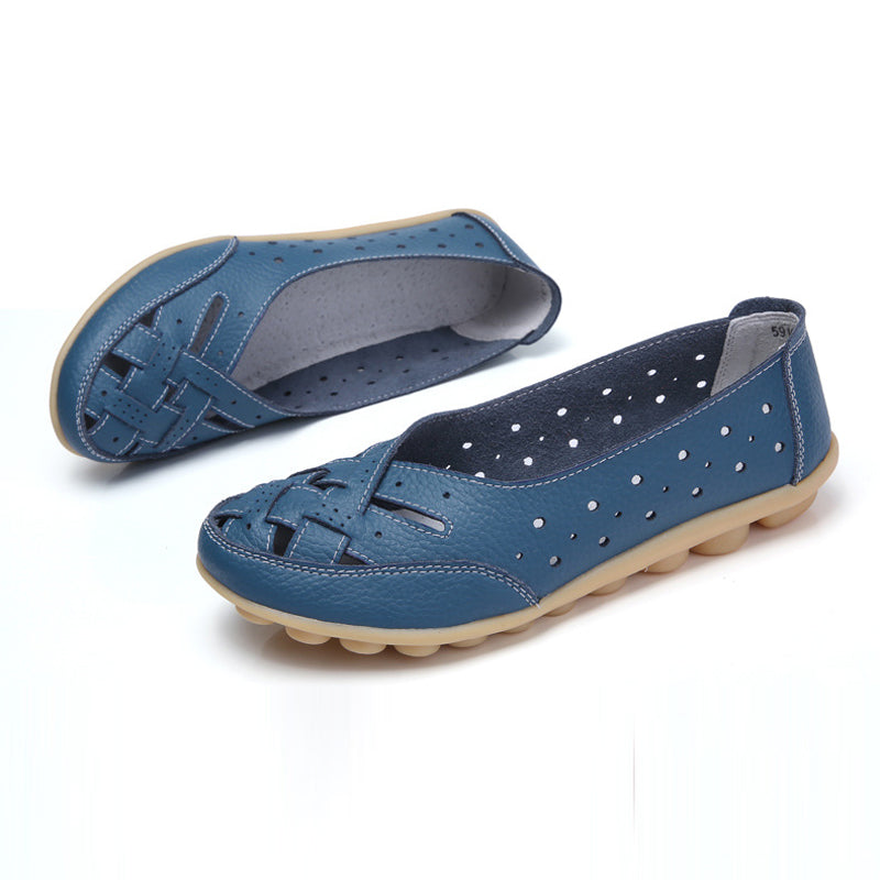 Comfortable Breathable Leather Loafers for Women