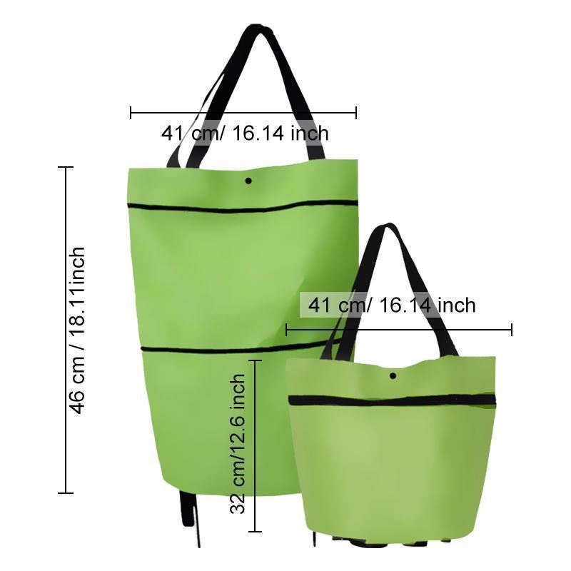 2 In 1 Foldable Eco-friendly Shopping Cart