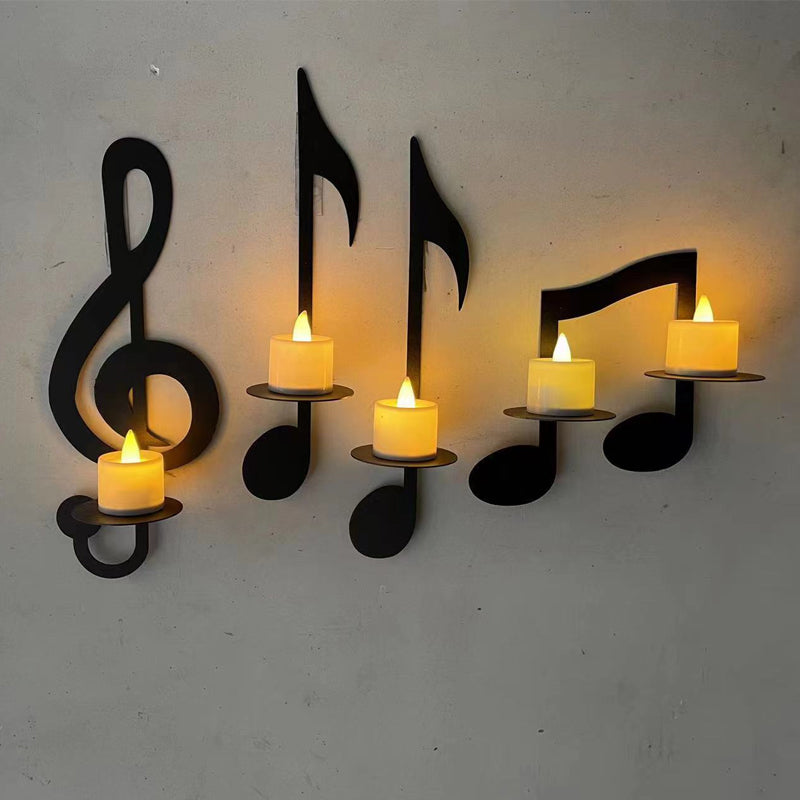 🎼Black Music Note Wall Sconce