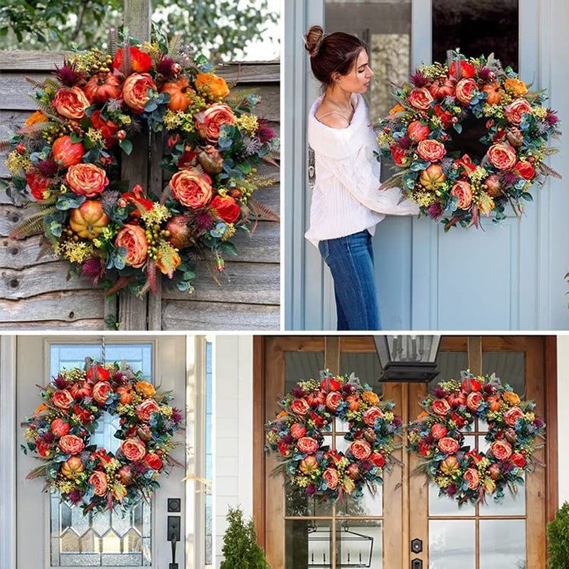 Pumpkin Decorative Wreath