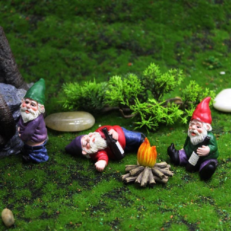 Perfect Fun Drunk Gnomes For Any Garden