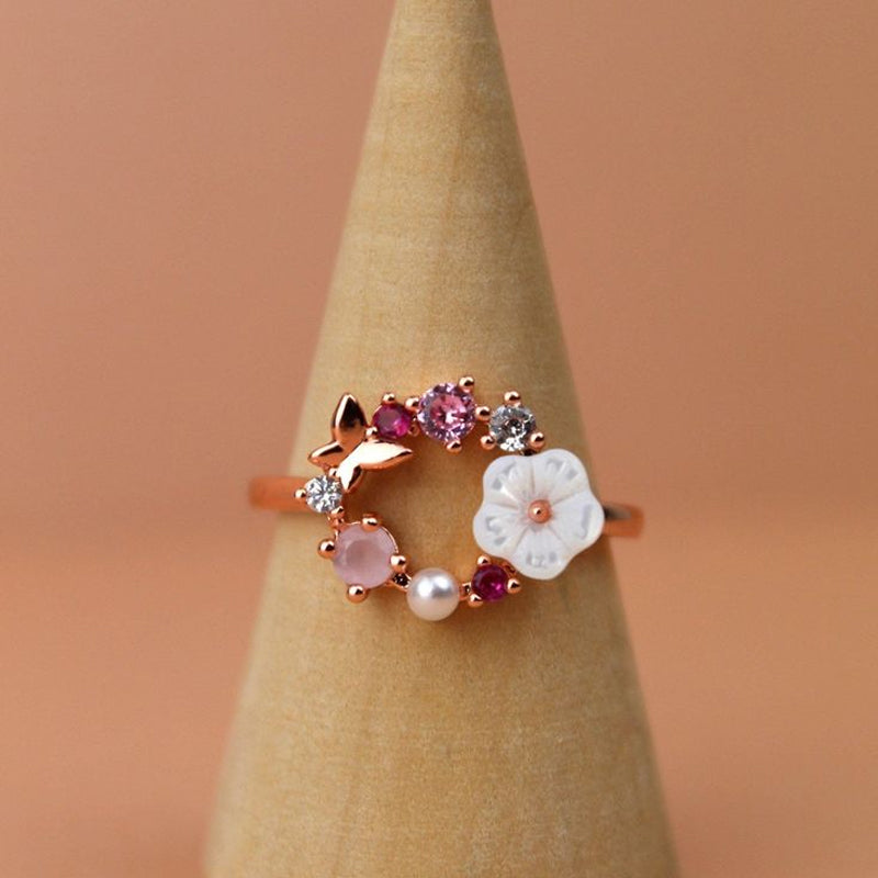 'Away With The Butterflies' Ring