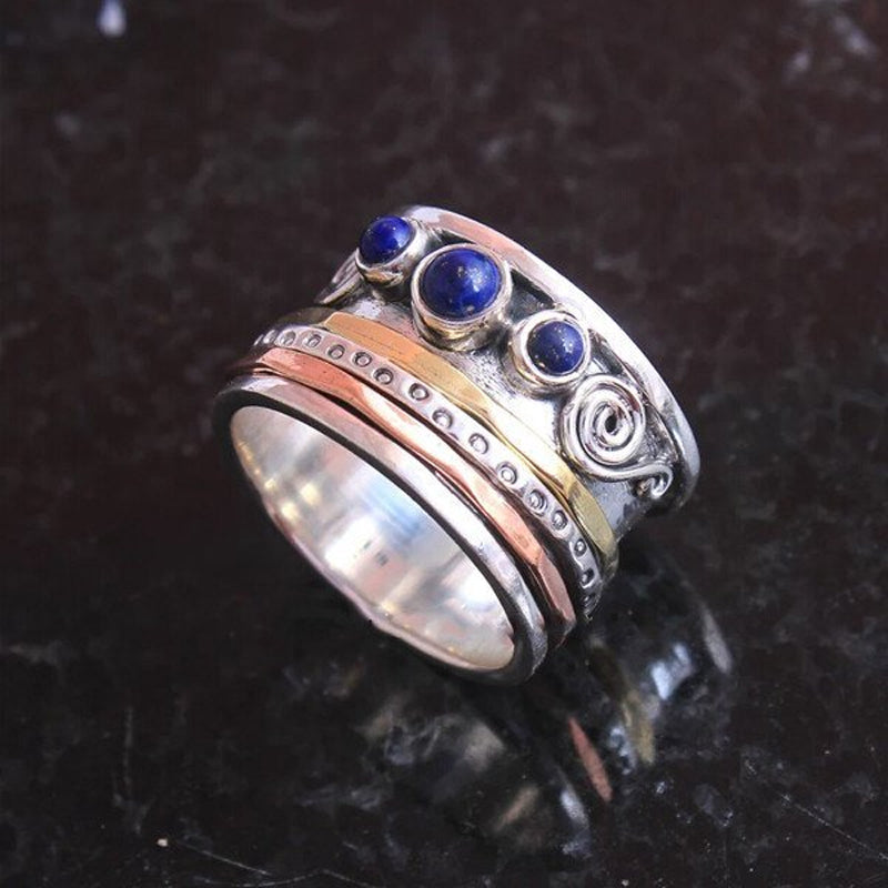 Bohemian Sapphire Meditation Ring