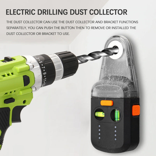 Drill Dust Collector with Laser Level