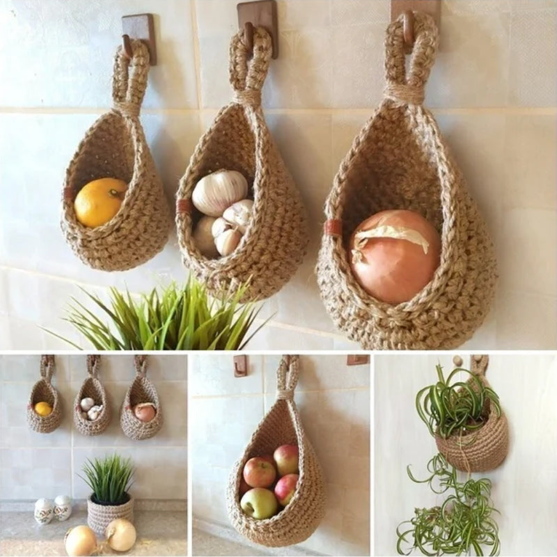 Wall Mounted Vegetable Fruit Basket