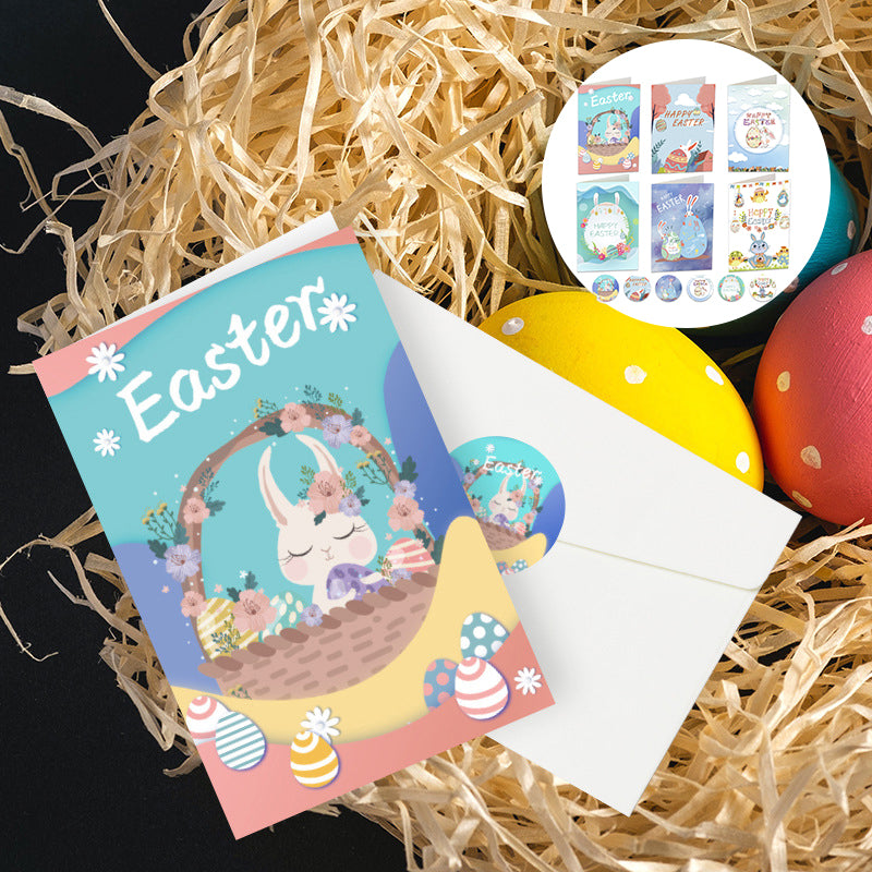 Easter Greeting Card Set (18 PCS)