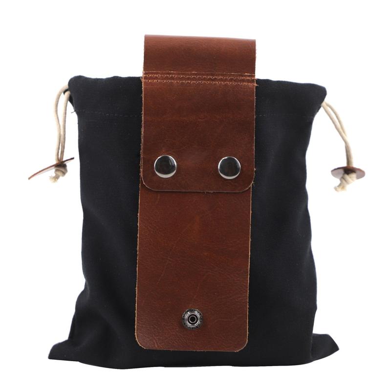 Dimoohome™ Leather and canvas bushcraft bag