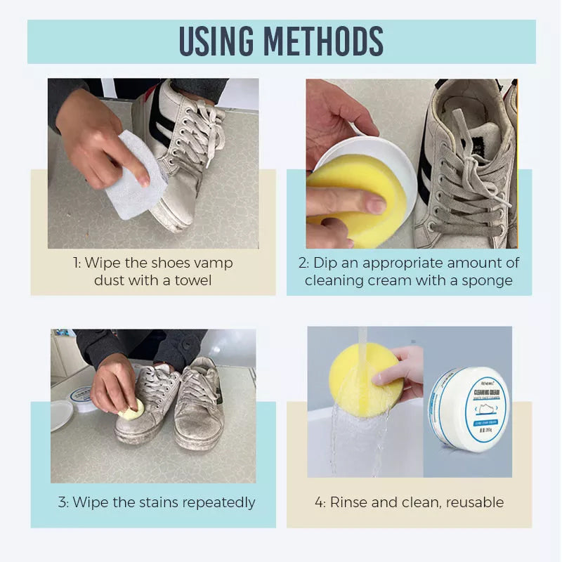 Multifunctional White Shoe Cleaning Cream