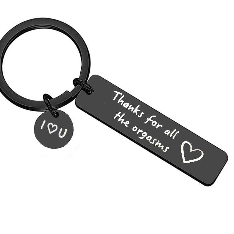 For Love - Thanks For All The Orgasms Couple Keychains