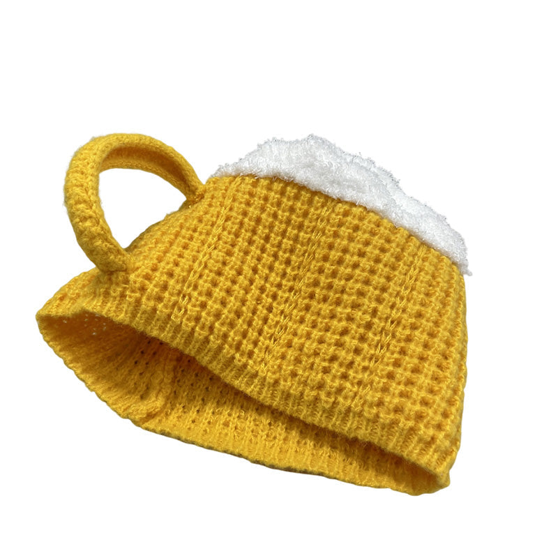 🍺Funny 3D Beer Mug Knitted Hat & Gloves & Socks Gift🎁