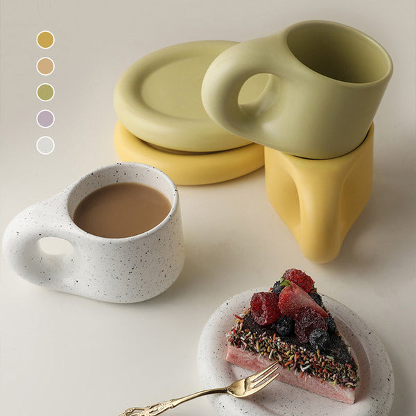 Nordic Minimalist Cute Fat Mug