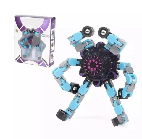 Twisted Robot Spinner Toy Transformable Fingertip Gyro